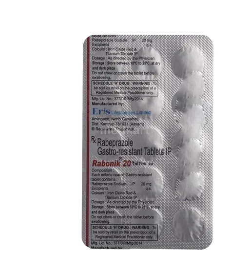 rabonik 20mg tablet 15's